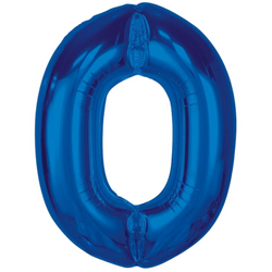 Balon Foliowy Dekoracja Na Urodziny Rocznice Jubileusze GODAN 92 cm Cyfra 0