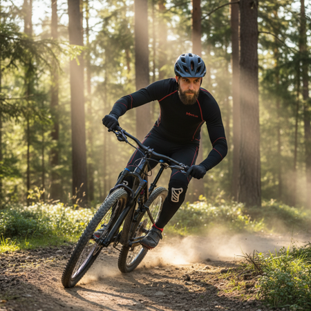 MERKAN Męska Bielizna Termoaktywna Odzież Termiczna Komplet ARES