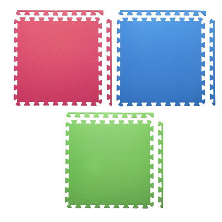 Mata Puzzle Pod Sprzęt Do Ćwiczeń Fitness Ochronna Uniwersalna 60x60cm 9el.