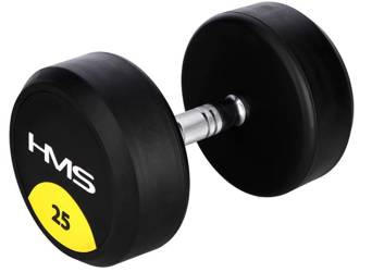 HMS Hantla Ciężarek Gumowany Chromowany 25 kg