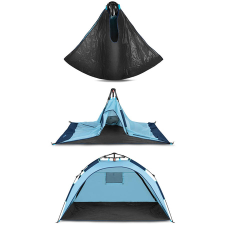 SPOKEY Lekki Namiot Automatyczny Parawan Plażowy Ogrodowy Z Filtrem UV Z Pokrowcem