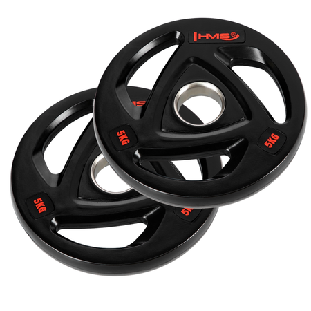 Talerze Olimpijskie Ogumowane Powlekane Obciążenie Na Gryf Sztangę 2x5 kg