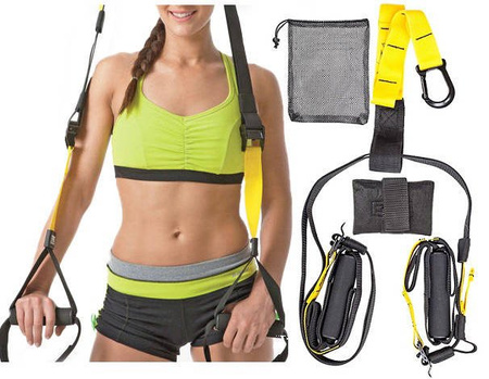 Zestaw Taśmy Pasy Liny Do Ćwiczeń Crossfit T.R.X