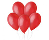 Balony Lateksowe Pastelowe Czerwone 12" - 100 szt. Na Urodziny Walentynki