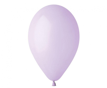 Balony Pastelowe Liliowe Lateksowe Na Urodziny Dla Animatora 10" 100 szt.