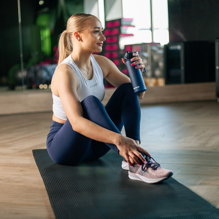 Butelka Sportowa Bidon Na Wodę Z Miarką Tritanowa Z Ustnikiem 650 ml METEOR