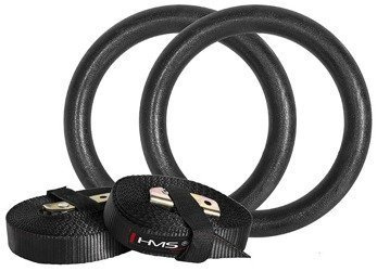 HMS Drewniane Kółka Do Ćwiczeń Gimnastycznych + Taśmy