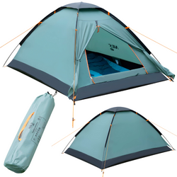 Namiot Turystyczny Kempingowy 2 Osobowy Wodoodporny Filtr UV + Pokrowiec