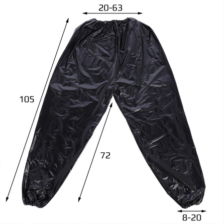 Sauna Dres Strój Kombinezon Dwuczęściowy Odchudzający Uniwersalny HMS