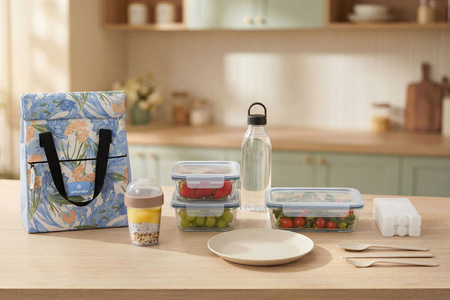 Torba Termiczna Na Lunch Śniadaniowa Lunchbox 7 L Z Rolowanym Zamknięciem
