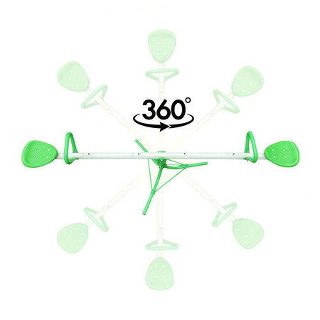 Huśtawka Ogrodowa Wahadłowa Karuzela Równoważnia 2w1 Dla Dzieci HYPERMOTION