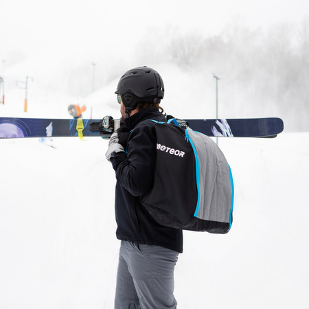 Zestaw Narciarski Torba Na Narty 195 cm + Pokrowiec Na Buty Kask METEOR