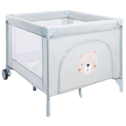Kojec Składany Łóżeczko Turystyczne Teddy Bear Dla Dzieci + Materac