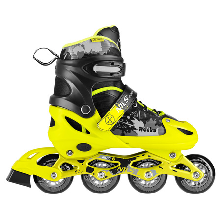 Łyżworolki Rolki Regulowane Rekreacyjne Kauczukowe Dla Dziecka NILS