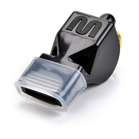 Gwizdek Bezkulkowy Plastikowy Ze Sznurkiem i Silikonowym Ustnikiem METEOR