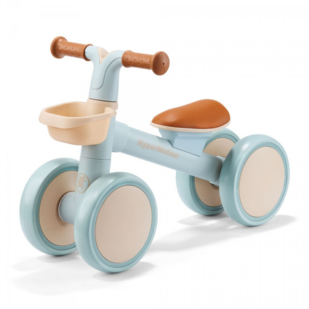 Rowerek Biegowy Dziecięcy Czterokołowy Niebieski Dla Dziecka HYPERMOTION