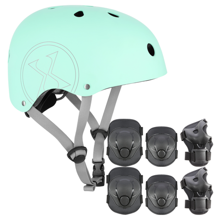 Kask Na Rolki Rower Hulajnogę Regulowany Dla Dzieci Orzeszek + Ochraniacze