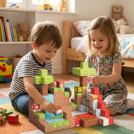 Klocki Magnetyczne Konstrukcyjne Zestaw 147 Elementów Edukacyjne Dla Dzieci