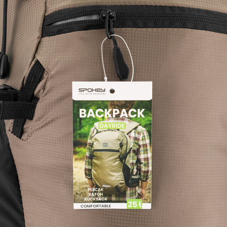 SPOKEY Plecak Turystyczny Miejski Sportowy 25 L Przeciwdeszczowy Pokrowiec