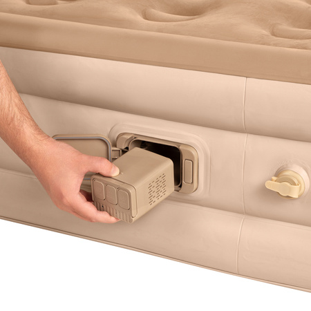 Materac Kempingowy Do Spania Dwuosobowy Z Wbudowaną Pompką Elektryczną