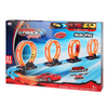 Tor Wyścigowy Samochodowy Pull Back Dla Dzieci 416 cm + 2 Samochody TLD