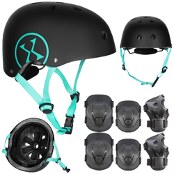 Kask Na Rolki Rower Hulajnogę Regulowany Dla Dzieci Orzeszek + Ochraniacze