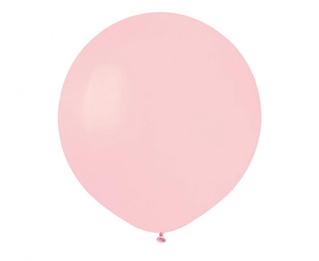Balony Klasyczne Pastelowe Różowe Lateksowe Na Urodziny GEMAR 19" 25 szt.