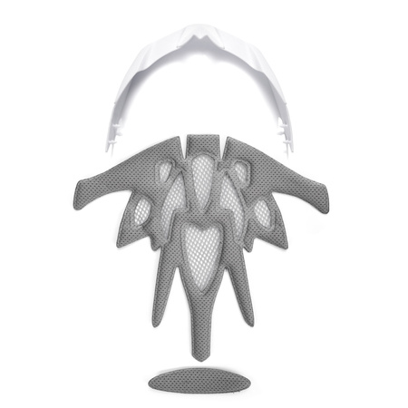 Kask Rowerowy Regulowany Szosowy Z Daszkiem METEOR Otwory Wentylacyjne