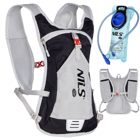 Plecak Rowerowy Biegowy Sportowy 10 L + Bukłak 2L NILS CAMP