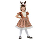 Kostium Przebranie Dla Dziewczynki Strój Jelonka Sukienka Na Bal Jesieni