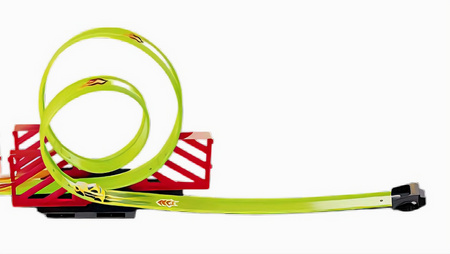 Tor Wyścigowy Samochodowy Inercyjny Dla Dzieci 450 cm + Auto