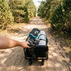 Wózek Turystyczny Plażowy Transportowy Kempingowy Składany Z Uchwytem 70 L