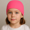 Czepek Pływacki Na Basen Kąpielowy Materiałowy Dziecięcy Różowy SPOKEY