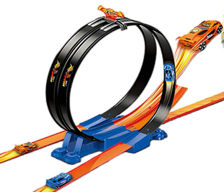 Tor Samochodowy Wyścigowy Dla Dzieci 174 cm + 2 Samochody