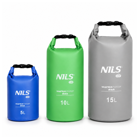 Zestaw Worków Wodoodpornych Wodoszczelnych DRY BAG 3 szt. NILS