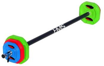 HMS Zestaw Sztanga + Obciążenia Do Treningu Siłowego Ćwiczeń 20 kg