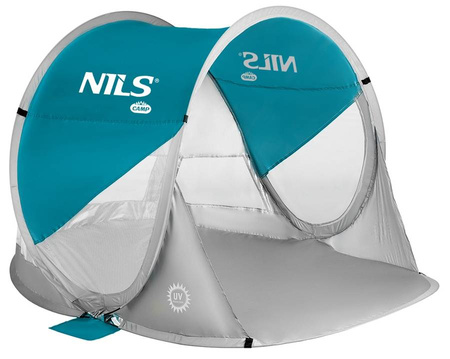 NILS Namiot Plażowy Samorozkładający Wodoodporny Turystyczny Filtr UV