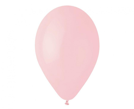 Balony Klasyczne Pastelowe Różowe Lateksowe Na Urodziny GEMAR 12" 100 szt.