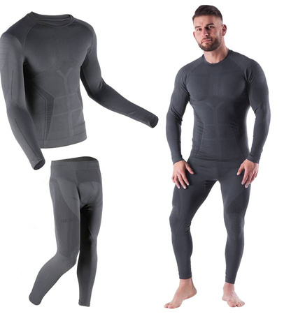 NILS Bielizna Odzież Termiczna Termoaktywna Męska Komplet