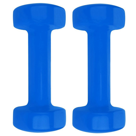 Hantle Ciężarki Winylowe Do Ćwiczeń Fitness Treningu Zestaw 2x2 kg SPOKEY