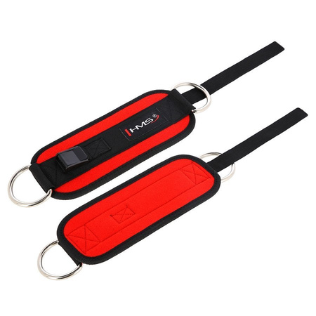 HMS Opaski Treningowe Ściągacze Na Kostki Do Wyciągu Atlasu 2 szt.