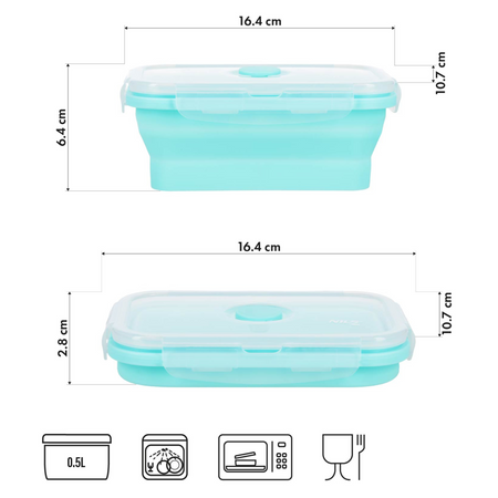 Śniadaniówka Lunchbox Pojemnik Na Jedzenie Dla Dziecka Do Szkoły 500 ml NILS