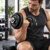 Hantla Do Treningu Siłowego Ćwiczeń Fitness Z Wymiennym Obciążeniem 10 kg