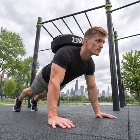Sandbag Worek Treningowy Strongman Do Samodzielnego Wypełnienia 23 kg HMS