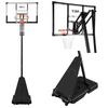 Kosz Do Koszykówki Regulowany Ogrodowy Tablica Obręcz Siatka + Stojak NILS
