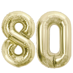 Balony Foliowe Dekoracja Na 80 Urodziny Rocznice Szampańskie 85 cm GODAN