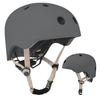 Kask Rowerowy Orzeszek Regulowany Na Hulajnogę Wentylowany In-mold + Zestaw Ochraniaczy