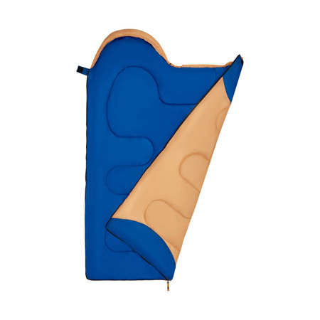 Ciepły Śpiwór Turystyczny Koperta Z Kapturem Dla Dziecka 180x60 cm + Karimata