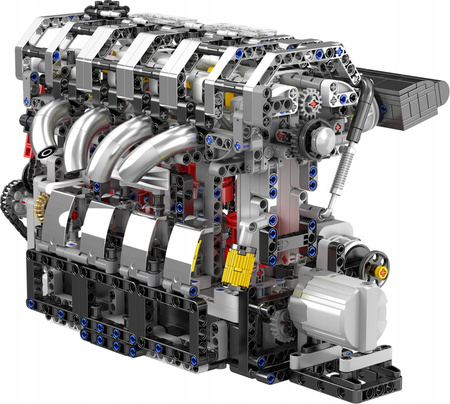 Klocki Konstrukcyjne Silnik Rzędowy Czterocylindrowy Benzynowy 1787 Elementów MOULD KING