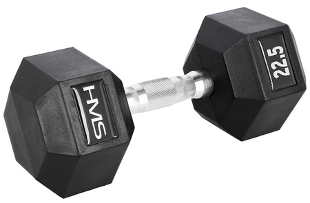 HMS Zestaw Hantli Ciężarków Do Ćwiczeń Treningu HEX PRO 2x22,5 kg
